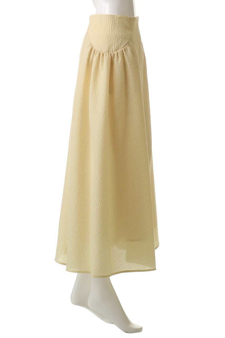 【デザイン ワークス/DESIGN WORKS】のオーガンジージャガードスカート 人気、トレンドファッション・服の通販 founy(ファニー) 　ファッション　Fashion　レディースファッション　Fashion for Women　スカート　Skirts　ロングスカート　Long Skirts / Maxi & Midi Skirts　ギャザー　Gathered, Ruffled　シンプル　Simple, Minimal　ジャカード／ジャガード　Jacquard, Woven Pattern　フォルム　Silhouette, Form　ロング　Long, Long-Length　other-3|ID: prp329100004589597 ipo3291000000032562318