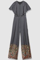 【アルアバイル/allureville】の【Loulou Willoughby】ペイズリードットオールインワン ブラック|ID: prp329100004589619 ipo3291000000036201702