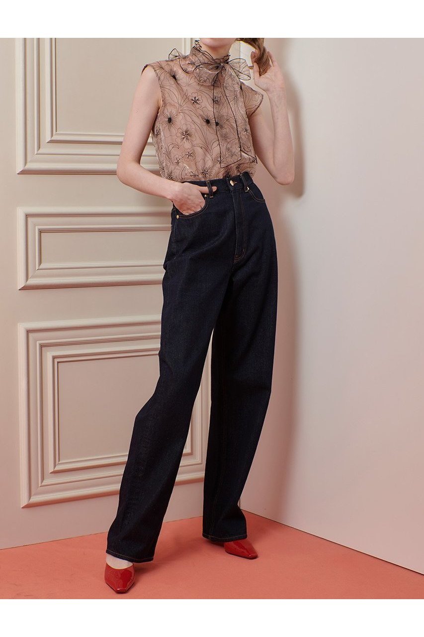 【アルアバイル/allureville】の【Loulou Willoughby】ボーイフレンドデニムパンツ 人気、トレンドファッション・服の通販 founy(ファニー) 　ファッション　Fashion　レディースファッション　Ladies' Fashion Online　パンツ　Pants　デニムパンツ　Denim Pants　ダウン　Down　デニム　Denim　フェミニン　Feminine　ヴィンテージ　Vintage　エレガント 上品　Elegant　NEW・新作・新着・新入荷　New Arrivals　other-4|ID: prp329100004589622 ipo3291000000032562581