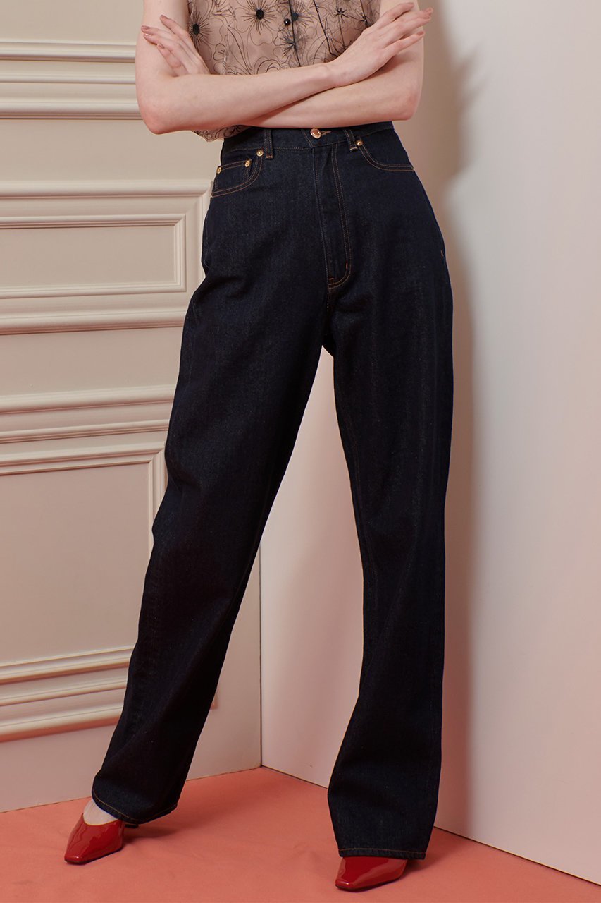 【アルアバイル/allureville】の【Loulou Willoughby】ボーイフレンドデニムパンツ 人気、トレンドファッション・服の通販 founy(ファニー) 　ファッション　Fashion　レディースファッション　Ladies' Fashion Online　パンツ　Pants　デニムパンツ　Denim Pants　ダウン　Down　デニム　Denim　フェミニン　Feminine　ヴィンテージ　Vintage　エレガント 上品　Elegant　NEW・新作・新着・新入荷　New Arrivals　other-6|ID: prp329100004589622 ipo3291000000032562583