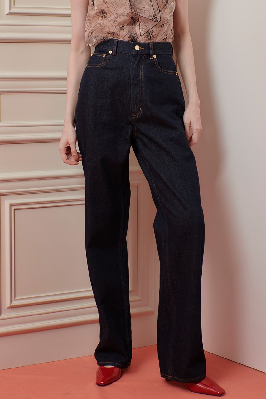 【アルアバイル/allureville】の【Loulou Willoughby】ボーイフレンドデニムパンツ 人気、トレンドファッション・服の通販 founy(ファニー) 　ファッション　Fashion　レディースファッション　Ladies' Fashion Online　パンツ　Pants　デニムパンツ　Denim Pants　ダウン　Down　デニム　Denim　フェミニン　Feminine　ヴィンテージ　Vintage　エレガント 上品　Elegant　NEW・新作・新着・新入荷　New Arrivals　other-7|ID: prp329100004589622 ipo3291000000032562584