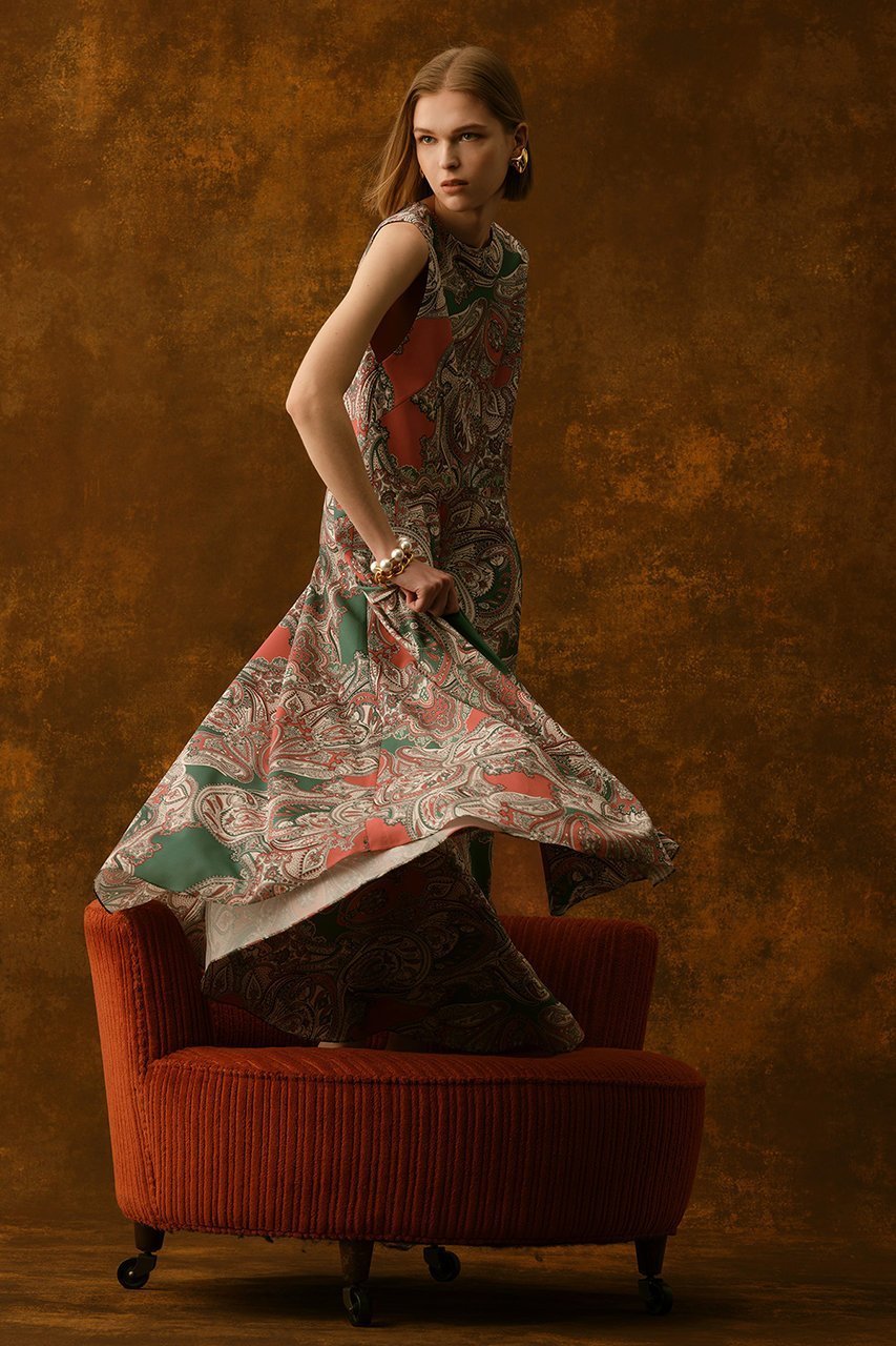 【アルアバイル/allureville】の【Loulou Willoughby】RATTIペイズリーフレアワンピース 人気、トレンドファッション・服の通販 founy(ファニー) 　ファッション　Fashion　レディースファッション　Fashion for Women　ワンピース　Dresses　チュニック　Tunic Tops & Dresses　おすすめ　Recommended / Our Picks　イタリア　Italy　チュニック　Tunic, Long Top　トレンド　Trend, Trending Now　プリント　Print, Printed Pattern　ペイズリー　Paisley, Ethnic Pattern　ロング　Long, Long-Length　other-7|ID: prp329100004589623 ipo3291000000035472969