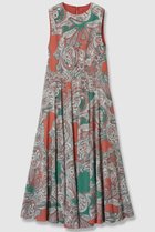 【アルアバイル/allureville】の【Loulou Willoughby】RATTIペイズリーフレアワンピース グリーン|ID: prp329100004589623 ipo3291000000036201715