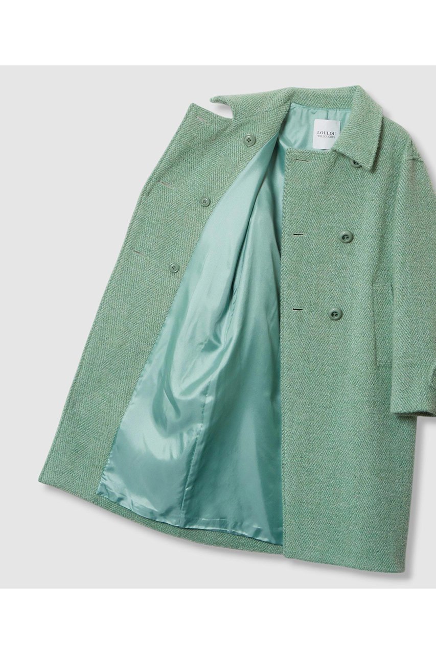 【アルアバイル/allureville】の【Loulou Willoughby】BONOTTOロングコート 人気、トレンドファッション・服の通販 founy(ファニー) 　ファッション　Fashion　レディースファッション　Ladies' Fashion Online　アウター　Coat Outerwear　コート　Coats　カフス　Cuffs　ツイード　Tweed　ヘリンボーン　Herringbone　ロング　Long　人気　Popularity　冬　Winter　NEW・新作・新着・新入荷　New Arrivals　防寒　Cold Protection　other-6|ID: prp329100004589625 ipo3291000000032562609