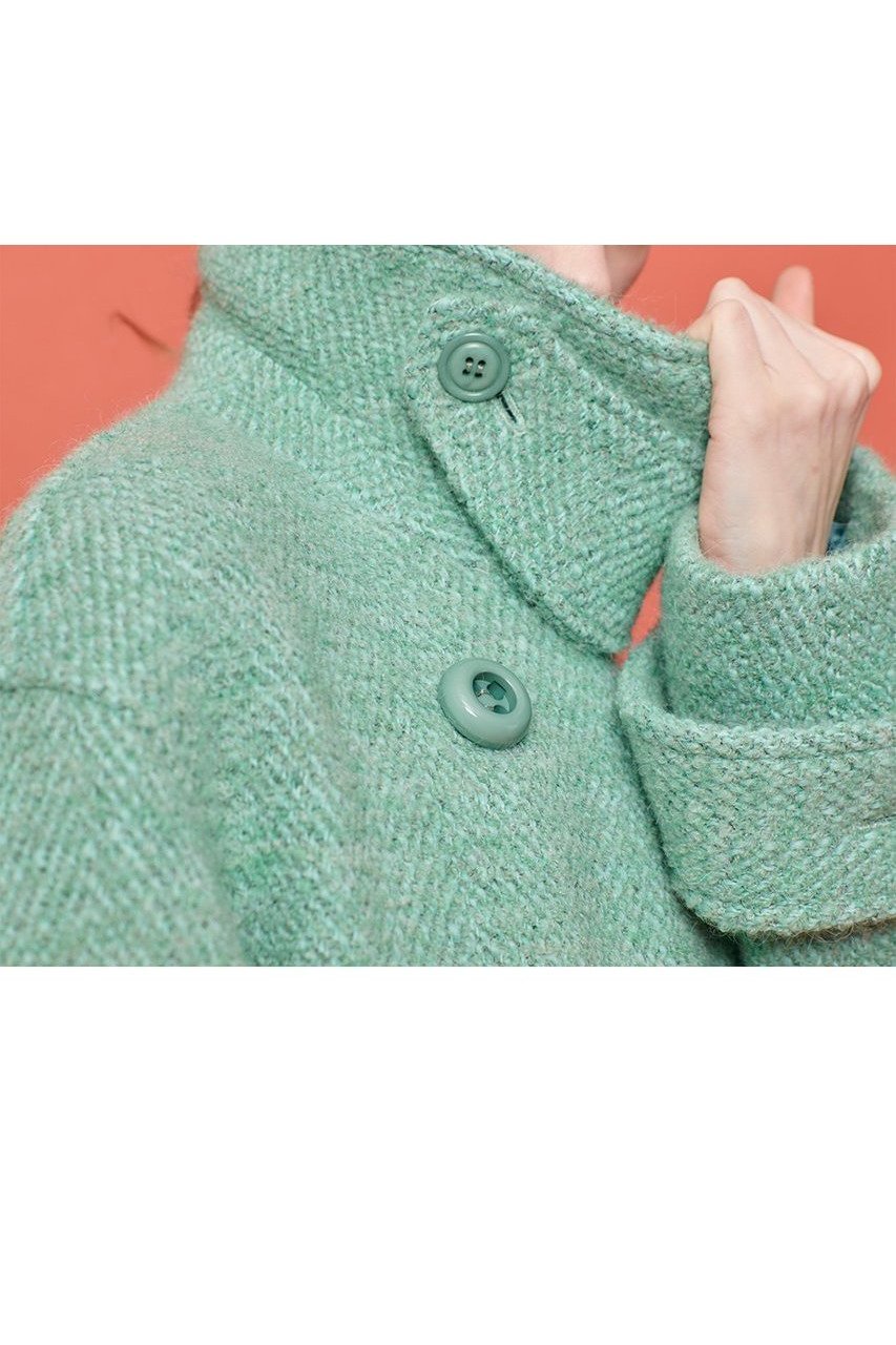【アルアバイル/allureville】の【Loulou Willoughby】BONOTTOロングコート 人気、トレンドファッション・服の通販 founy(ファニー) 　ファッション　Fashion　レディースファッション　Ladies' Fashion Online　アウター　Coat Outerwear　コート　Coats　カフス　Cuffs　ツイード　Tweed　ヘリンボーン　Herringbone　ロング　Long　人気　Popularity　冬　Winter　NEW・新作・新着・新入荷　New Arrivals　防寒　Cold Protection　other-8|ID: prp329100004589625 ipo3291000000032562611