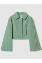 【アルアバイル/allureville】の【Loulou Willoughby】BONOTTOステンカラージャケット 人気、トレンドファッション・服の通販 founy(ファニー) ファッション Fashion レディースファッション Ladies' Fashion Online アウター Coat Outerwear ジャケット Jackets ジャケット Jacket スリーブ Sleeve ツイード Tweed トレンド Trend フロント Front ポケット Pocket NEW・新作・新着・新入荷 New Arrivals thumbnail ミントグリーン|ID: prp329100004589627 ipo3291000000032562623