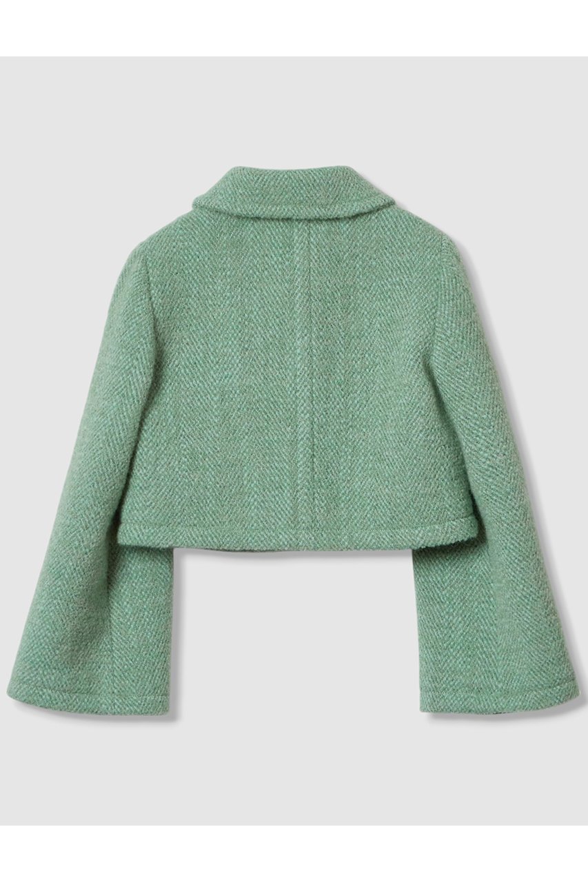 【アルアバイル/allureville】の【Loulou Willoughby】BONOTTOステンカラージャケット 人気、トレンドファッション・服の通販 founy(ファニー) 　ファッション　Fashion　レディースファッション　Ladies' Fashion Online　アウター　Coat Outerwear　ジャケット　Jackets　ジャケット　Jacket　スリーブ　Sleeve　ツイード　Tweed　トレンド　Trend　フロント　Front　ポケット　Pocket　NEW・新作・新着・新入荷　New Arrivals　other-2|ID: prp329100004589627 ipo3291000000032562624