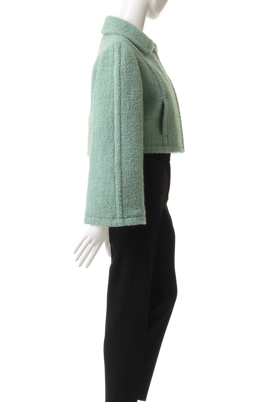 【アルアバイル/allureville】の【Loulou Willoughby】BONOTTOステンカラージャケット 人気、トレンドファッション・服の通販 founy(ファニー) 　ファッション　Fashion　レディースファッション　Fashion for Women　アウター　Coat / Outerwear Collection　レディースジャケット・軽アウター　Jackets　ジャケット　Jacket, Outerwear　スリーブ　Sleeve, Long Sleeve / Short Sleeve　ツイード　Twill, Twill Weave　トレンド　Trend, Trending Now　フロント　Front, Front Design　ポケット　Pocket, Pocket Detail　other-3|ID: prp329100004589627 ipo3291000000035557905