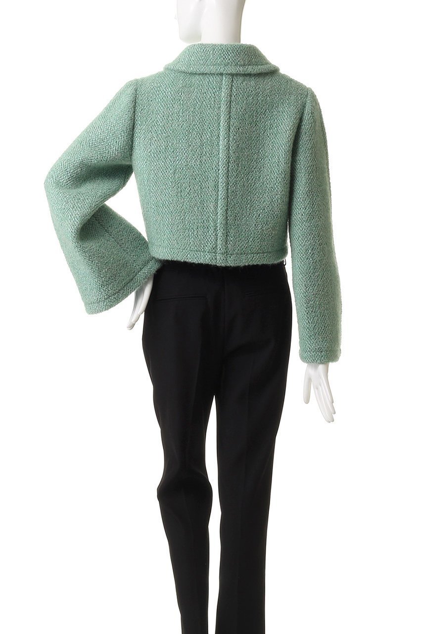 【アルアバイル/allureville】の【Loulou Willoughby】BONOTTOステンカラージャケット 人気、トレンドファッション・服の通販 founy(ファニー) 　ファッション　Fashion　レディースファッション　Fashion for Women　アウター　Coat / Outerwear Collection　レディースジャケット・軽アウター　Jackets　ジャケット　Jacket, Outerwear　スリーブ　Sleeve, Long Sleeve / Short Sleeve　ツイード　Twill, Twill Weave　トレンド　Trend, Trending Now　フロント　Front, Front Design　ポケット　Pocket, Pocket Detail　other-4|ID: prp329100004589627 ipo3291000000035557906