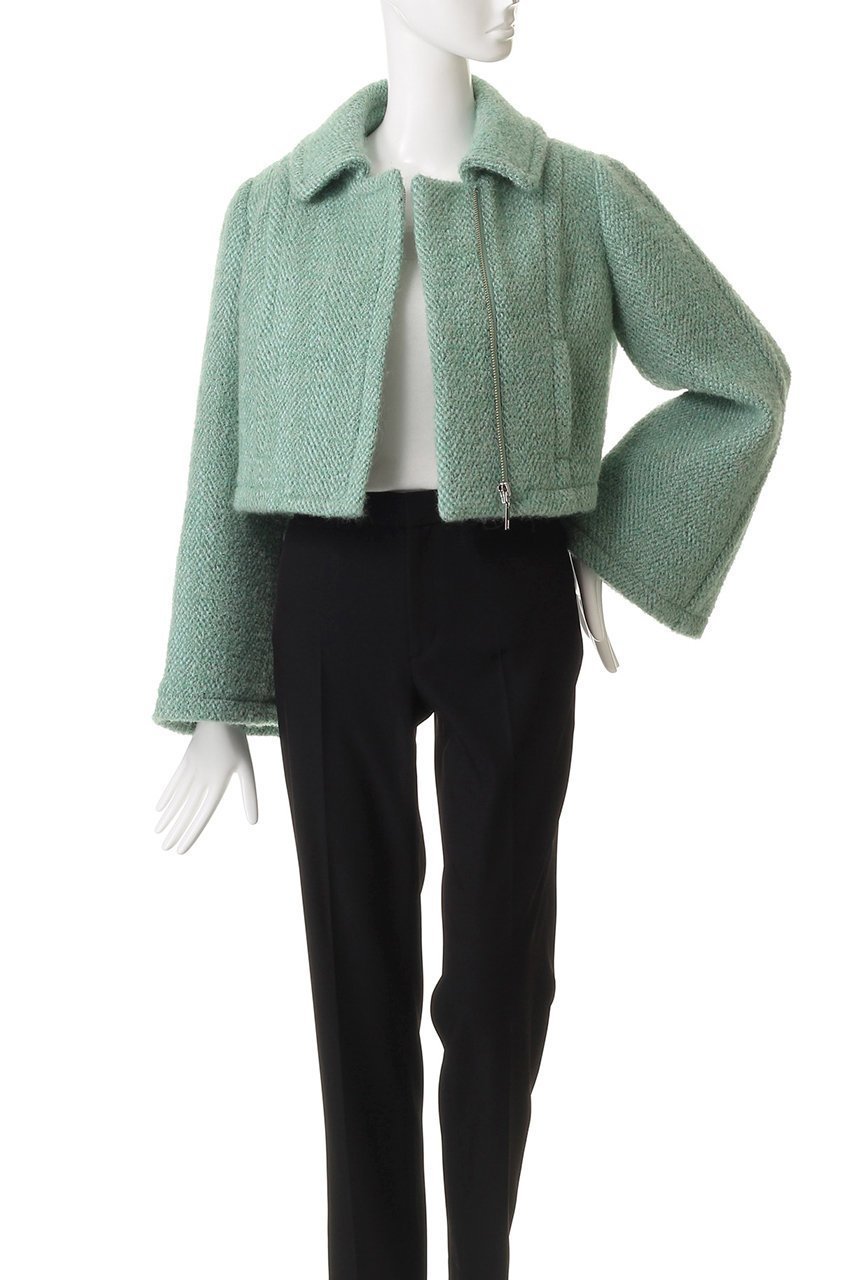 【アルアバイル/allureville】の【Loulou Willoughby】BONOTTOステンカラージャケット 人気、トレンドファッション・服の通販 founy(ファニー) 　ファッション　Fashion　レディースファッション　Fashion for Women　アウター　Coat / Outerwear Collection　レディースジャケット・軽アウター　Jackets　ジャケット　Jacket, Outerwear　スリーブ　Sleeve, Long Sleeve / Short Sleeve　ツイード　Twill, Twill Weave　トレンド　Trend, Trending Now　フロント　Front, Front Design　ポケット　Pocket, Pocket Detail　other-7|ID: prp329100004589627 ipo3291000000035557909