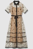 【アルアバイル/allureville】の【Loulou Willoughby】オーガンジーフラワー刺繍ワンピース 人気、トレンドファッション・服の通販 founy(ファニー) ファッション Fashion レディースファッション Ladies' Fashion Online ワンピース Dress チュニック Tunic オーガンジー Organdy グラデーション Gradation チュニック Tunic ヌーディ Nudie フラワー Flower ロング Long NEW・新作・新着・新入荷 New Arrivals |ID:prp329100004589630