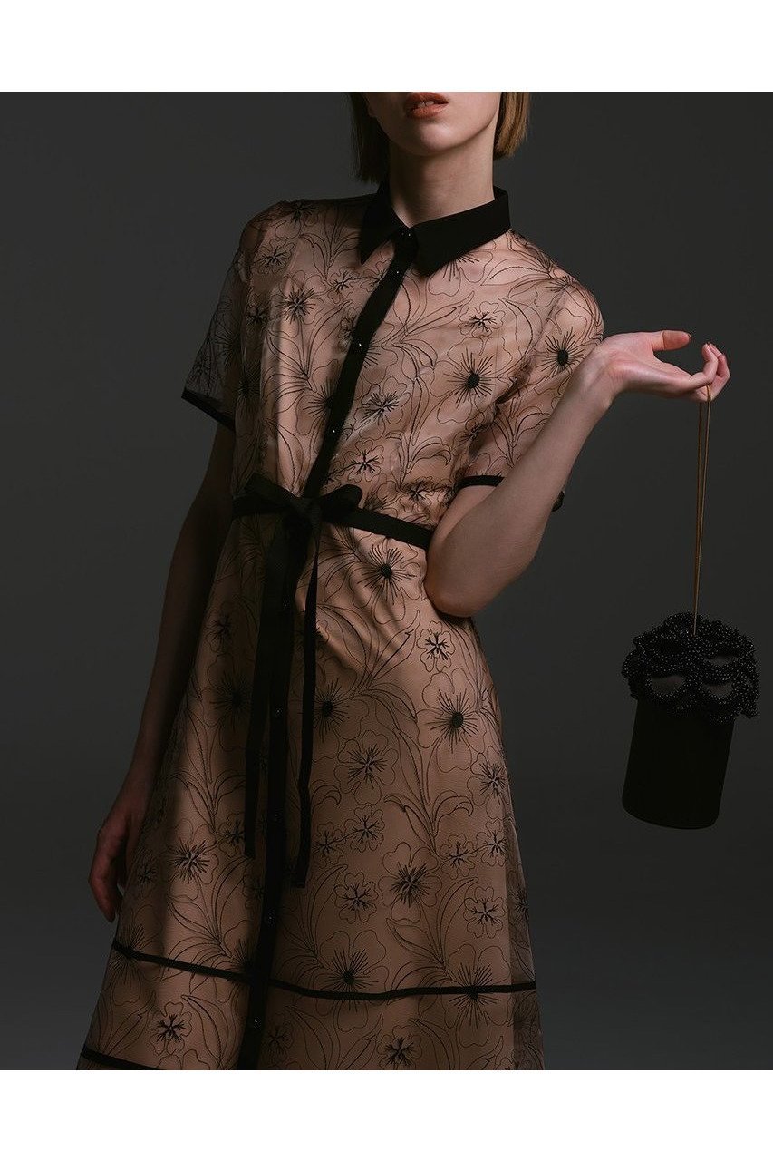 【アルアバイル/allureville】の【Loulou Willoughby】オーガンジーフラワー刺繍ワンピース 人気、トレンドファッション・服の通販 founy(ファニー) 　ファッション　Fashion　レディースファッション　Ladies' Fashion Online　ワンピース　Dress　チュニック　Tunic　オーガンジー　Organdy　グラデーション　Gradation　チュニック　Tunic　ヌーディ　Nudie　フラワー　Flower　ロング　Long　NEW・新作・新着・新入荷　New Arrivals　other-6|ID: prp329100004589630 ipo3291000000032562658
