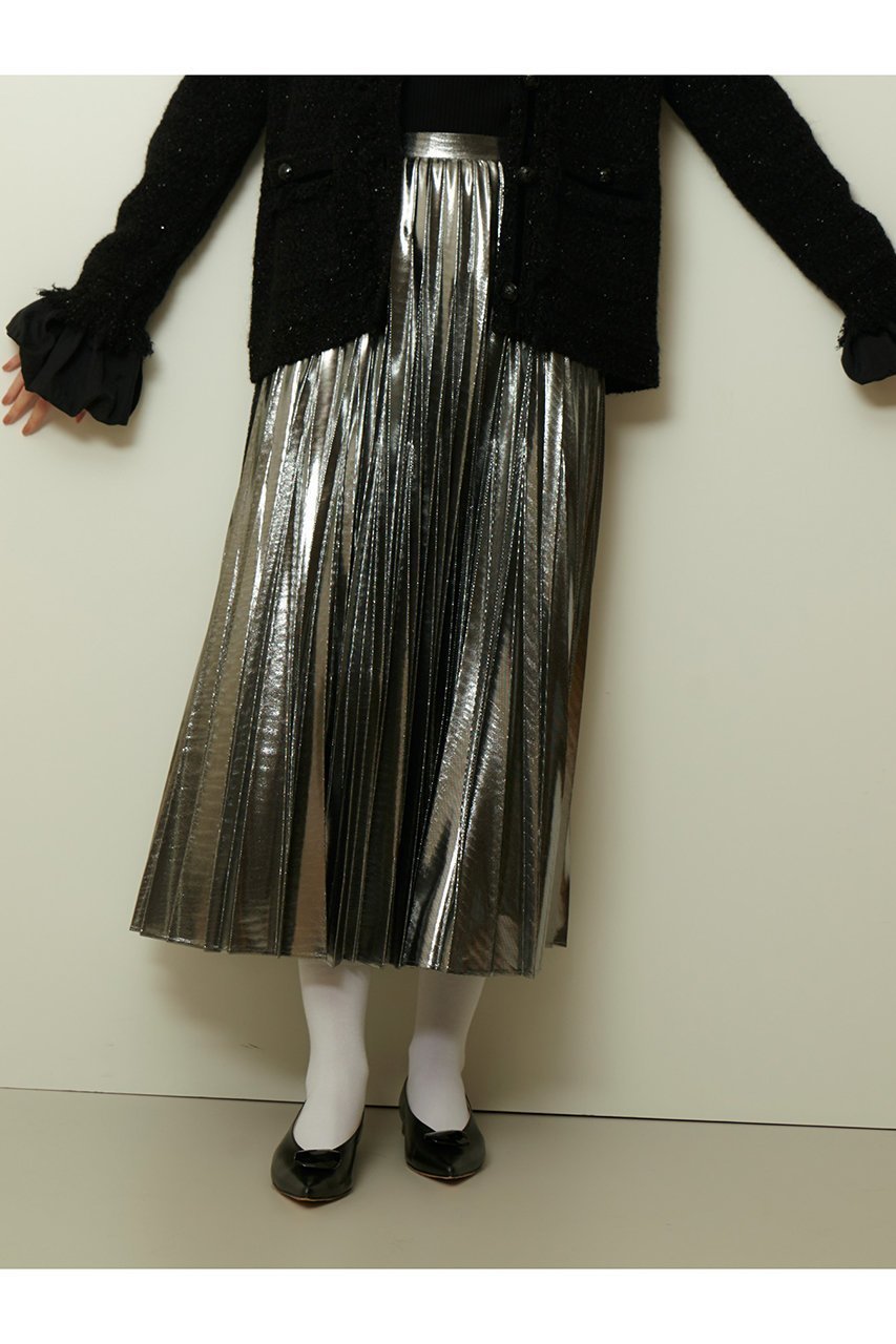 【アルアバイル/allureville】のメタリック切替プリーツスカート 人気、トレンドファッション・服の通販 founy(ファニー) ファッション Fashion レディースファッション Fashion for Women スカート Skirts プリーツスカート / 上品フェミニンスタイル Pleated Skirts ロングスカート Long Skirts / Maxi & Midi Skirts シルバー Silver, Metallic Silver トレンド Trend, Trending Now プリーツ Pleats, Pleated ロング Long, Long-Length 切替 Switching, Contrast Panel other-3|ID: prp329100004590578 ipo3291000000034028460