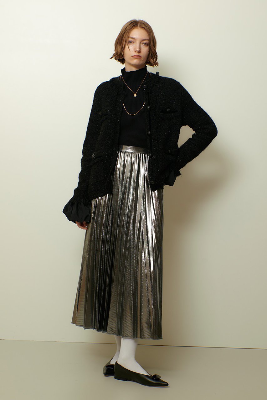 【アルアバイル/allureville】のメタリック切替プリーツスカート 人気、トレンドファッション・服の通販 founy(ファニー) ファッション Fashion レディースファッション Fashion for Women スカート Skirts プリーツスカート / 上品フェミニンスタイル Pleated Skirts ロングスカート Long Skirts / Maxi & Midi Skirts シルバー Silver, Metallic Silver トレンド Trend, Trending Now プリーツ Pleats, Pleated ロング Long, Long-Length 切替 Switching, Contrast Panel other-5|ID: prp329100004590578 ipo3291000000034028463