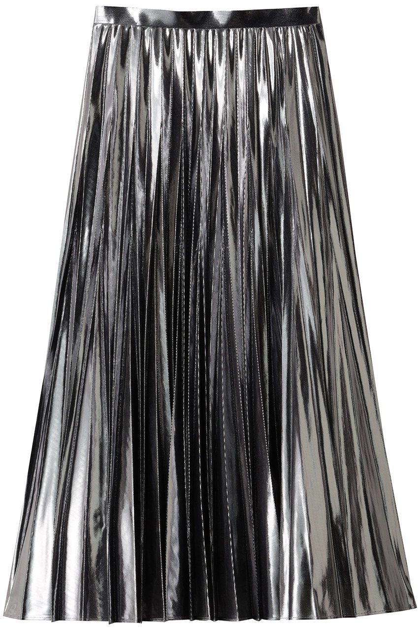 【アルアバイル/allureville】のメタリック切替プリーツスカート インテリア・キッズ・メンズ・レディースファッション・服の通販 founy(ファニー) 　ファッション　Fashion　レディースファッション　Fashion for Women　スカート　Skirts　プリーツスカート / 上品フェミニンスタイル　Pleated Skirts　ロングスカート　Long Skirts / Maxi & Midi Skirts　シルバー　Silver, Metallic Silver　トレンド　Trend, Trending Now　プリーツ　Pleats, Pleated　ロング　Long, Long-Length　切替　Switching, Contrast Panel　シルバー|ID: prp329100004590578 ipo3291000000035401684