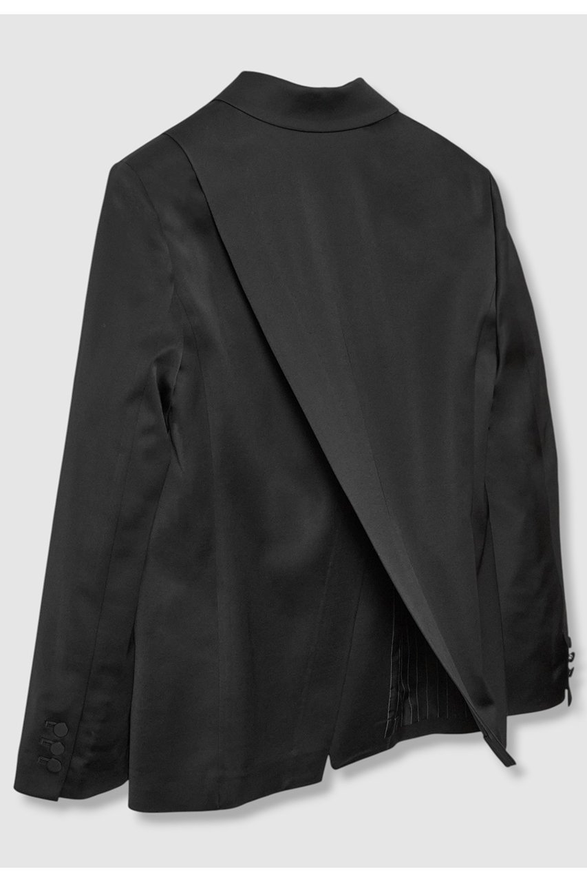 【アルアバイル/allureville】のバックレイヤードジャケット 人気、トレンドファッション・服の通販 founy(ファニー) 　ファッション　Fashion　レディースファッション　Fashion for Women　アウター　Coat / Outerwear Collection　レディースジャケット・軽アウター　Jackets　オケージョン　Occasion Wear　サテン　Satin, Glossy Fabric　ジャケット　Jacket, Outerwear　フォーマル　Formal, Dressy　マニッシュ　Mannish, Boyish　エレガント 上品　Elegant　other-6|ID: prp329100004590581 ipo3291000000035580164