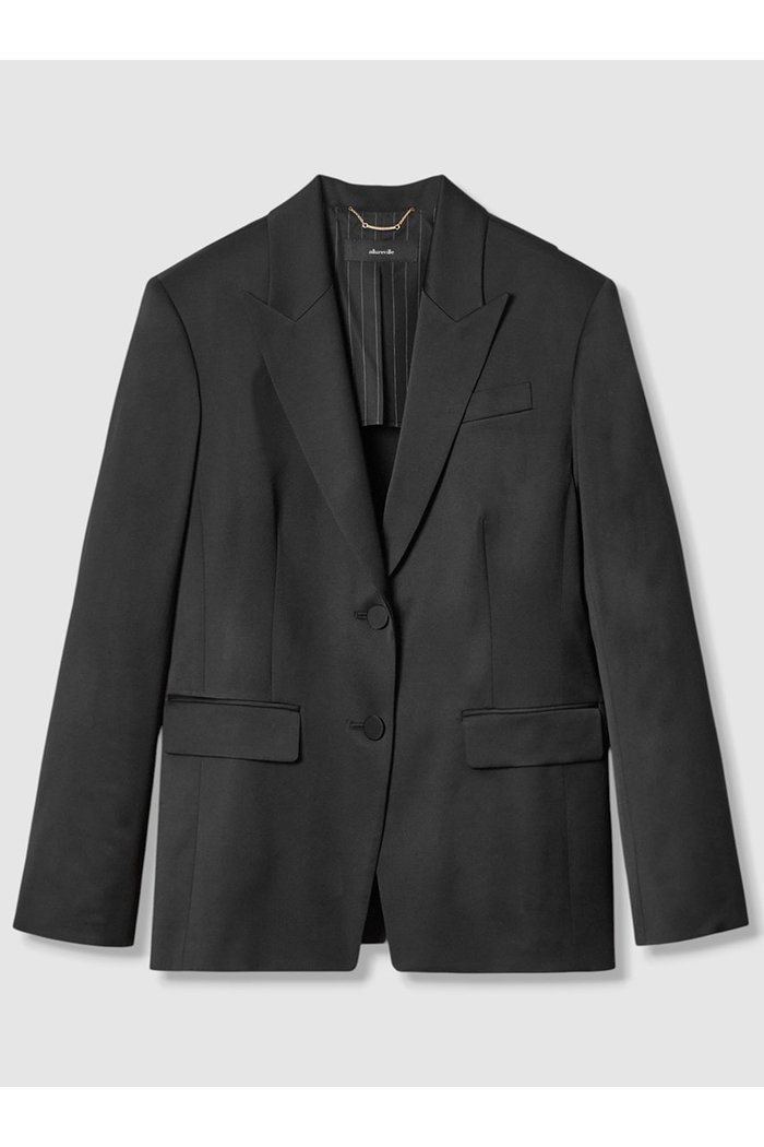 【アルアバイル/allureville】のバックレイヤードジャケット インテリア・キッズ・メンズ・レディースファッション・服の通販 founy(ファニー) https://founy.com/ ファッション Fashion レディースファッション Fashion for Women アウター Coat / Outerwear Collection レディースジャケット・軽アウター Jackets オケージョン Occasion Wear サテン Satin, Glossy Fabric ジャケット Jacket, Outerwear フォーマル Formal, Dressy マニッシュ Mannish, Boyish エレガント 上品 Elegant |ID: prp329100004590581 ipo3291000000036201780