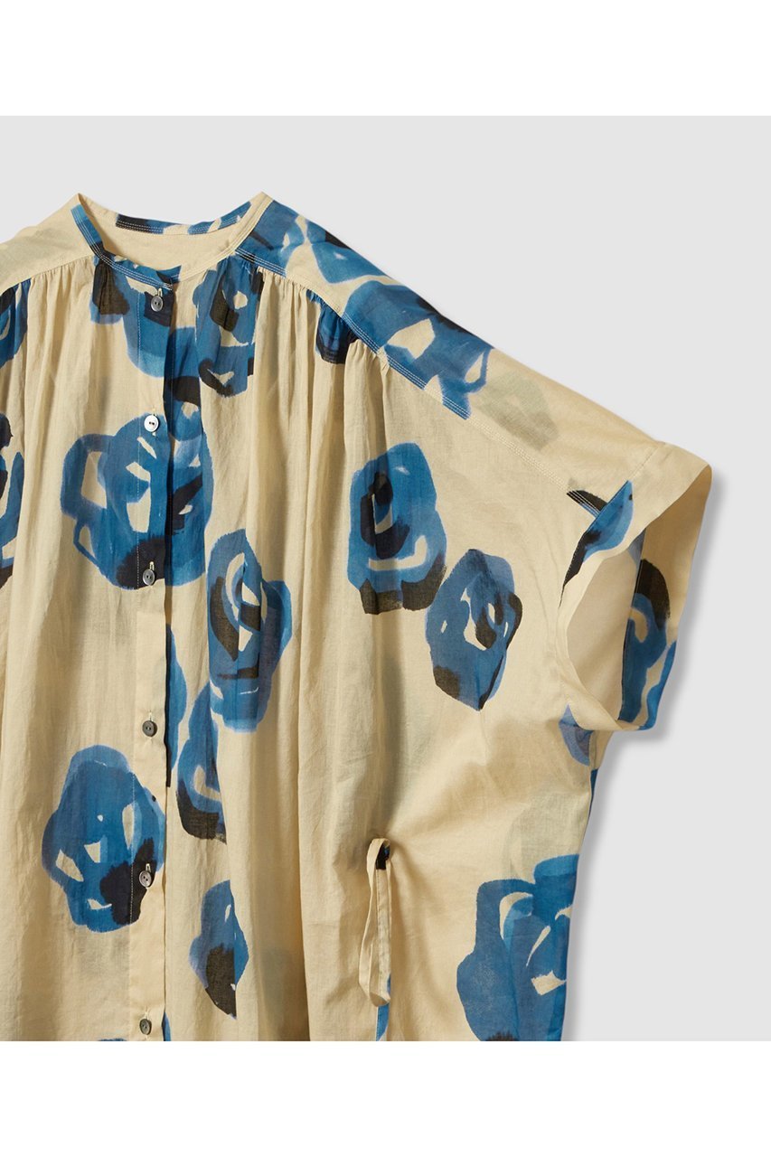 【ハウス オブ ロータス/HOUSE OF LOTUS】のブルーフラワーシャツワンピース 人気、トレンドファッション・服の通販 founy(ファニー) 　ファッション　Fashion　レディースファッション　Ladies' Fashion Online　ワンピース　Dress　シャツワンピース　Shirt Dresses　チュニック　Tunic　2025年　2025　2025-2026秋冬・A/W　Aw/Autumn/Winter/Fw/Fall/2025-2026　おすすめ　Recommend　グラデーション　Gradation　ジョーゼット　Georgette　スリット　Slit　チュニック　Tunic　ドレープ　Drape　プリント　Print　ロング　Long　ワーク　Work　A/W・秋冬　Aw・Autumn/Winter・Fw・Fall-Winter　other-3|ID: prp329100004592169 ipo3291000000032601408
