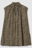 【ハウス オブ ロータス/HOUSE OF LOTUS】のウェーブプリントギャザーノースリーブブラウス 人気、トレンドファッション・服の通販 founy(ファニー) ファッション Fashion レディースファッション Ladies' Fashion Online トップス・カットソー Tops/Tshirt キャミソール / ノースリーブ No Sleeves シャツ/ブラウス Shirts/Blouses 2025年 2025 2025-2026秋冬・A/W Aw/Autumn/Winter/Fw/Fall/2025-2026 ギャザー Gather サッカー Soccer スリット Slit ノースリーブ No Sleeve フリル Frills プリント Print モザイク Mosaic 夏 Summer A/W・秋冬 Aw・Autumn/Winter・Fw・Fall-Winter |ID:prp329100004592173