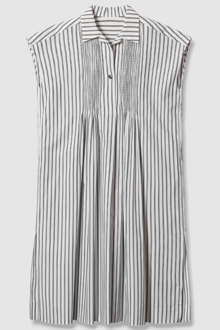 【ハウス オブ ロータス/HOUSE OF LOTUS】のストライプタックシャーリングワンピース インテリア・キッズ・メンズ・レディースファッション・服の通販 founy(ファニー) https://founy.com/ ファッション Fashion レディースファッション Fashion for Women ワンピース Dresses チュニック Tunic Tops & Dresses シャーリング Shirring, Ruched スキッパー Skipper, Open Collar ストライプ Stripe, Striped Pattern スリット Slit, Slit Detail スリーブ Sleeve, Long Sleeve / Short Sleeve チュニック Tunic, Long Top フレンチ French, French Style フロント Front, Front Design ブロード Broadcloth, Fine Cotton 再入荷 Restock / Back in Stock |ID: prp329100004592176 ipo3291000000034515029