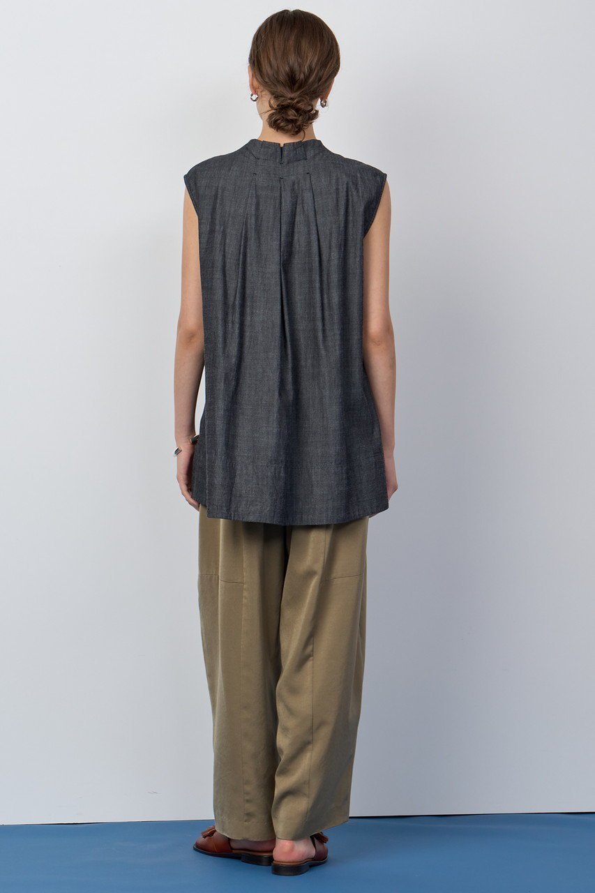 【ハウス オブ ロータス/HOUSE OF LOTUS】のキュプラサテンフォルムパンツ 人気、トレンドファッション・服の通販 founy(ファニー) 　ファッション　Fashion　レディースファッション　Fashion for Women　パンツ　Pants & Trousers　キュプラ　Cupro, Eco Fabric　スラックス　Slacks, Dress Pants　フィット　Fit, Slim Fit　other-3|ID: prp329100004592177 ipo3291000000034515038