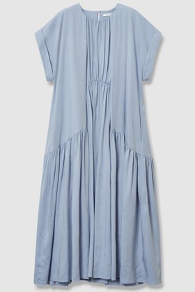 【ハウス オブ ロータス/HOUSE OF LOTUS】のブライトテンセルティアードワンピース 人気、トレンドファッション・服の通販 founy(ファニー) ファッション Fashion レディースファッション Ladies' Fashion Online ワンピース Dress チュニック Tunic 2025年 2025 2025-2026秋冬・A/W Aw/Autumn/Winter/Fw/Fall/2025-2026 ギャザー Gather チュニック Tunic ティアードワンピース Tiered Dress フォルム Form ロング Long エレガント 上品 Elegant A/W・秋冬 Aw・Autumn/Winter・Fw・Fall-Winter |ID:prp329100004592178