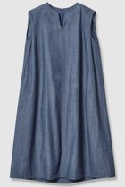 【ハウス オブ ロータス/HOUSE OF LOTUS】のシャンブレーデニムフォルムワンピース 人気、トレンドファッション・服の通販 founy(ファニー) ファッション Fashion レディースファッション Fashion for Women ワンピース Dresses チュニック Tunic Tops & Dresses インディゴ Indigo Denim シャンブレー Chambray, Denim-Like Fabric チュニック Tunic, Long Top フォルム Silhouette, Form フロント Front, Front Design ロング Long, Long-Length エレガント 上品 Elegant thumbnail ブルー|ID: prp329100004592179 ipo3291000000034515041