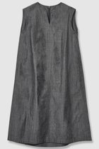 【ハウス オブ ロータス/HOUSE OF LOTUS】のシャンブレーデニムフォルムワンピース 人気、トレンドファッション・服の通販 founy(ファニー) ファッション Fashion レディースファッション Fashion for Women ワンピース Dresses チュニック Tunic Tops & Dresses インディゴ Indigo Denim シャンブレー Chambray, Denim-Like Fabric チュニック Tunic, Long Top フォルム Silhouette, Form フロント Front, Front Design ロング Long, Long-Length エレガント 上品 Elegant thumbnail ブラック|ID: prp329100004592179 ipo3291000000034515042