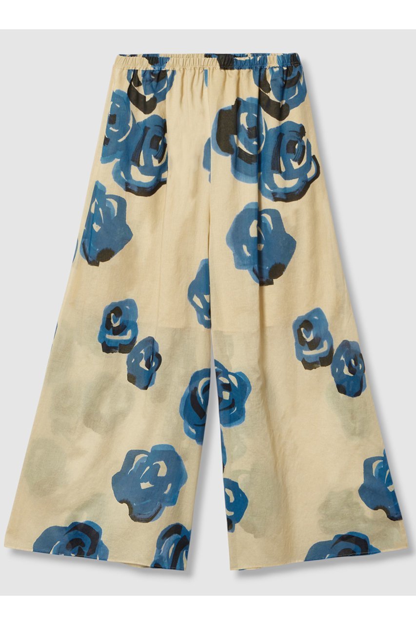 【ハウス オブ ロータス/HOUSE OF LOTUS】のブルーフラワーワイドパンツ 人気、トレンドファッション・服の通販 founy(ファニー) 　ファッション　Fashion　レディースファッション　Ladies' Fashion Online　パンツ　Pants　2025年　2025　2025-2026秋冬・A/W　Aw/Autumn/Winter/Fw/Fall/2025-2026　キュプラ　Cupra　グラデーション　Gradation　シアー　Sheer　ジョーゼット　Georgette　プリント　Print　ワイド　Wide　夏　Summer　A/W・秋冬　Aw・Autumn/Winter・Fw・Fall-Winter　 other-1|ID: prp329100004592181 ipo3291000000032601503