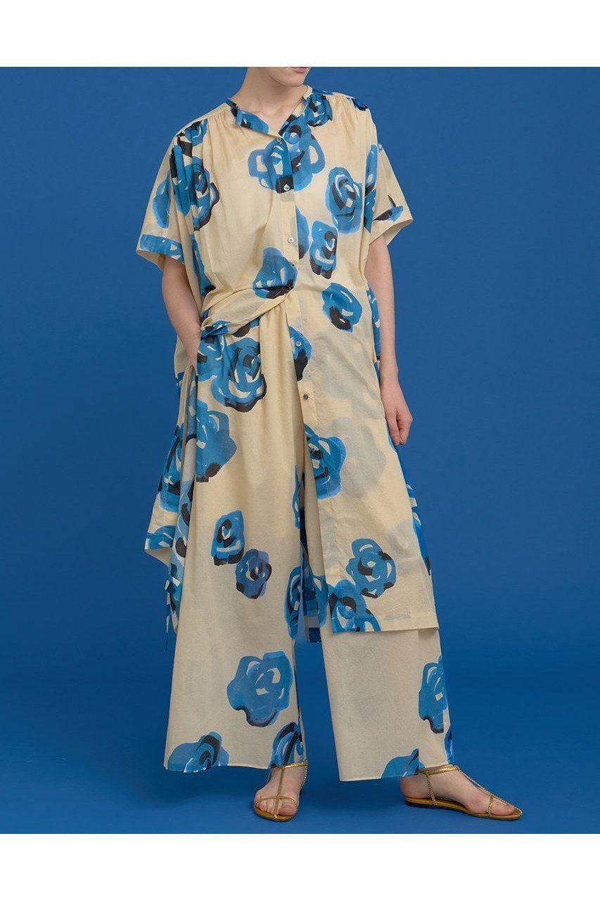 【ハウス オブ ロータス/HOUSE OF LOTUS】のブルーフラワーワイドパンツ 人気、トレンドファッション・服の通販 founy(ファニー) 　ファッション　Fashion　レディースファッション　Ladies' Fashion Online　パンツ　Pants　2025年　2025　2025-2026秋冬・A/W　Aw/Autumn/Winter/Fw/Fall/2025-2026　キュプラ　Cupra　グラデーション　Gradation　シアー　Sheer　ジョーゼット　Georgette　プリント　Print　ワイド　Wide　夏　Summer　A/W・秋冬　Aw・Autumn/Winter・Fw・Fall-Winter　other-5|ID: prp329100004592181 ipo3291000000032601508