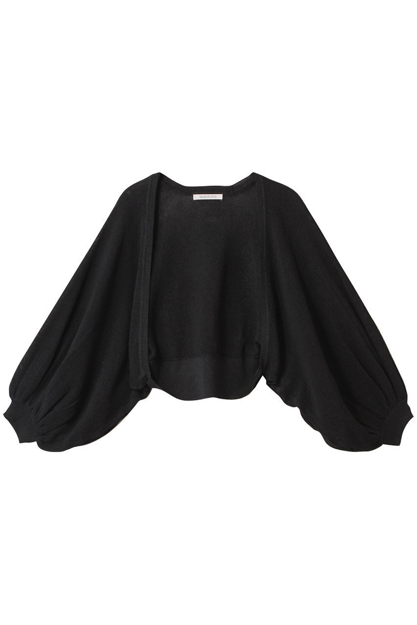 【ハウス オブ ロータス/HOUSE OF LOTUS】のバレリーナボレロ インテリア・キッズ・メンズ・レディースファッション・服の通販 founy(ファニー) 　ファッション　Fashion　レディースファッション　Ladies' Fashion Online　トップス・カットソー　Tops/Tshirt　ニット　Knit Tops　カーディガン　Cardigans　2025年　2025　2025-2026秋冬・A/W　Aw/Autumn/Winter/Fw/Fall/2025-2026　カーディガン　Cardigan　ボレロ　Bolero　ロング　Long　A/W・秋冬　Aw・Autumn/Winter・Fw・Fall-Winter　羽織　Haori　ブラック|ID: prp329100004592193 ipo3291000000032601610