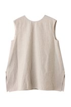 【プレインピープル/PLAIN PEOPLE】のコットンリネンラミーキャンバスチュニックブラウス ベージュ|ID: prp329100004592194 ipo3291000000035083753