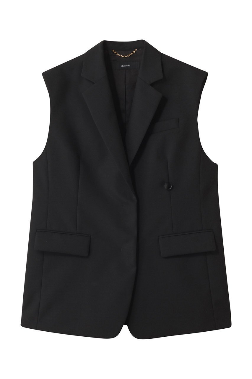 【アルアバイル/allureville】の2WAYノースリジャケット インテリア・キッズ・メンズ・レディースファッション・服の通販 founy(ファニー) 　ファッション　Fashion　レディースファッション　Ladies' Fashion Online　アウター　Coat Outerwear　ジャケット　Jackets　2025年　2025　2025-2026秋冬・A/W　Aw/Autumn/Winter/Fw/Fall/2025-2026　ジャケット　Jacket　スタイリッシュ　Stylish　ノースリーブ　No Sleeve　フロント　Front　マニッシュ　Mannish　ミドル　Middle　A/W・秋冬　Aw・Autumn/Winter・Fw・Fall-Winter　ブラック|ID: prp329100004592215 ipo3291000000032601753