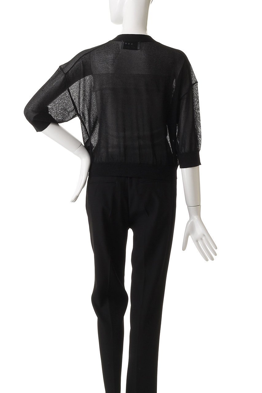 【スリー ドッツ/three dots】のシマーセーター ハーフスリーブカーディガン 人気、トレンドファッション・服の通販 founy(ファニー) 　ファッション　Fashion　レディースファッション　Fashion for Women　トップス・カットソー　Cut & Sew Tops　ニット　Knit Tops & Sweaters　カーディガン・羽織り　Layered Style Cardigans　カーディガン　Cardigan, Knitwear　コンパクト　Compact, Small Size　サマー　Summer, Summer Style　ショート　Short, Short Length　スリーブ　Sleeve, Long Sleeve / Short Sleeve　夏　Summer　羽織　Haori, Light Jacket　other-4|ID: prp329100004592219 ipo3291000000036239078