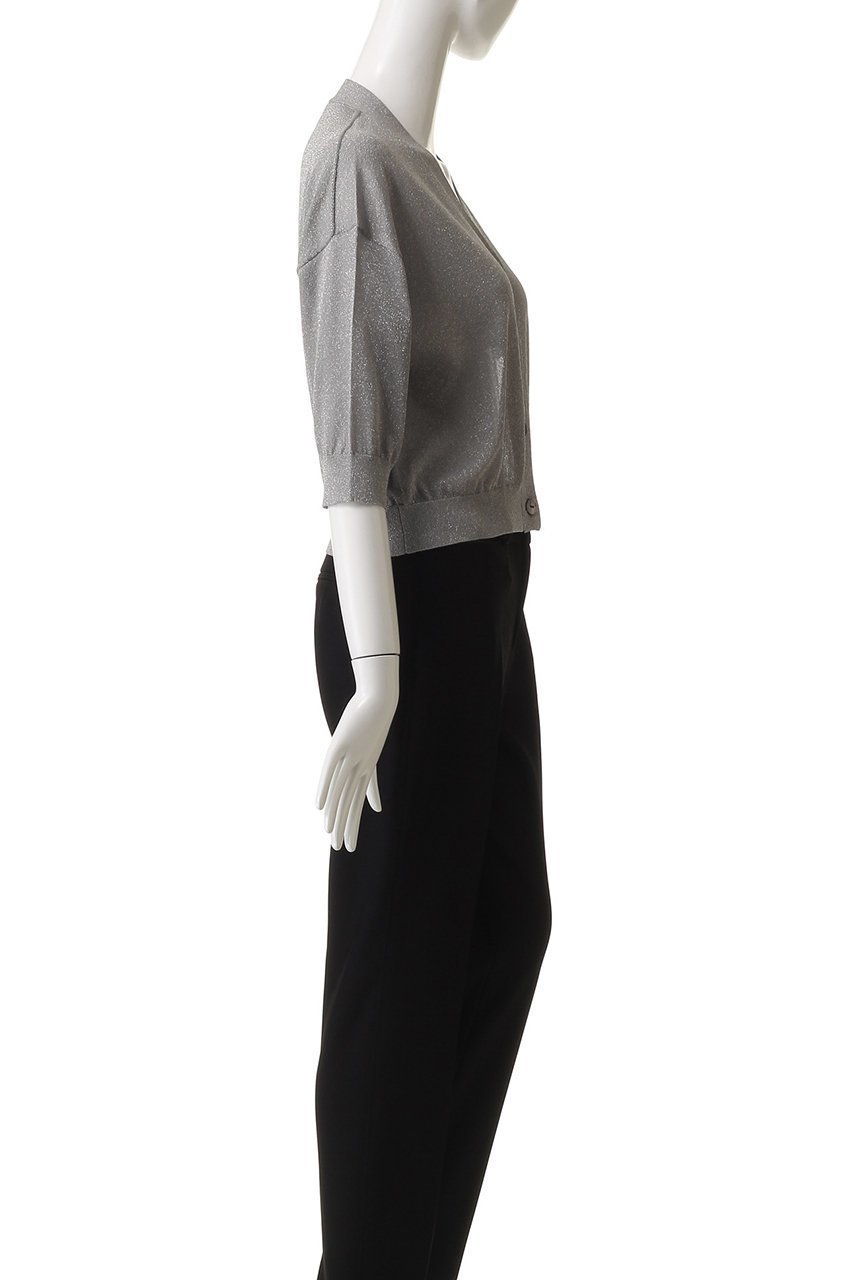 【スリー ドッツ/three dots】のシマーセーター ハーフスリーブカーディガン 人気、トレンドファッション・服の通販 founy(ファニー) 　ファッション　Fashion　レディースファッション　Ladies' Fashion Online　トップス・カットソー　Tops/Tshirt　ニット　Knit Tops　カーディガン　Cardigans　カーディガン　Cardigan　コンパクト　Compact　シアー　Sheer　ショート　Short　バランス　Balance　人気　Popularity　NEW・新作・新着・新入荷　New Arrivals　other-3|ID: prp329100004592220 ipo3291000000032601795