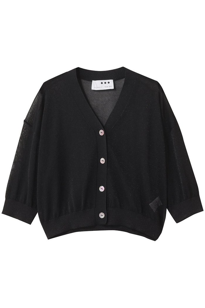 【スリー ドッツ/three dots】のシマーセーター ハーフスリーブカーディガン インテリア・キッズ・メンズ・レディースファッション・服の通販 founy(ファニー) https://founy.com/ ファッション Fashion レディースファッション Fashion for Women トップス・カットソー Cut & Sew Tops ニット Knit Tops & Sweaters カーディガン・羽織り Layered Style Cardigans カーディガン Cardigan, Knitwear コンパクト Compact, Small Size サマー Summer, Summer Style ショート Short, Short Length スリーブ Sleeve, Long Sleeve / Short Sleeve 夏 Summer 羽織 Haori, Light Jacket |ID: prp329100004592220 ipo3291000000036899178