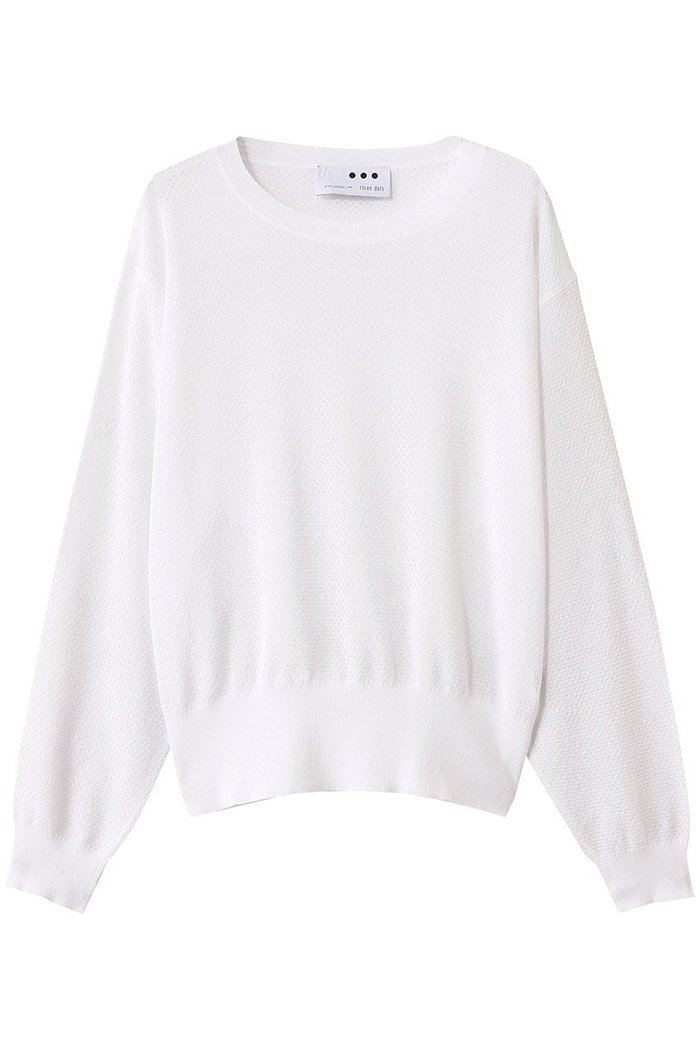 【スリー ドッツ/three dots】のシマーセーター メッシュトップス インテリア・キッズ・メンズ・レディースファッション・服の通販 founy(ファニー) https://founy.com/ ファッション Fashion レディースファッション Ladies' Fashion Online トップス・カットソー Tops/Tshirt ニット Knit Tops プルオーバー Pullover サマー Summer シアー Sheer トレンド Trend ワイド Wide 夏 Summer 定番 Standard NEW・新作・新着・新入荷 New Arrivals 旅行 Travel |ID: prp329100004592221 ipo3291000000032601798