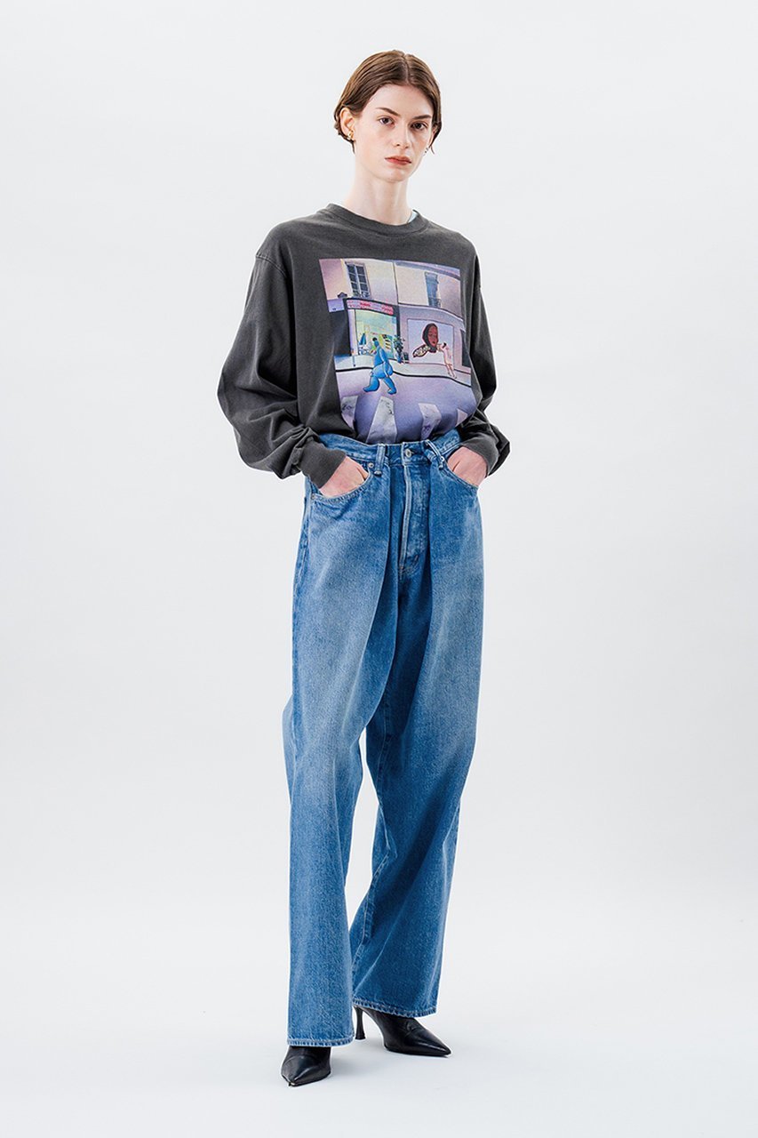 【スタニングルアー/STUNNING LURE】の【KURO iro】Midnight in Paris Tシャツ 人気、トレンドファッション・服の通販 founy(ファニー) 　ファッション　Fashion　レディースファッション　Ladies' Fashion Online　トップス・カットソー　Tops/Tshirt　シャツ/ブラウス　Shirts/Blouses　ロング / Tシャツ　T-Shirts　カットソー　Cut and Sewn　スリーブ　Sleeve　ロング　Long　ヴィンテージ　Vintage　NEW・新作・新着・新入荷　New Arrivals　other-4|ID: prp329100004592228 ipo3291000000032649104