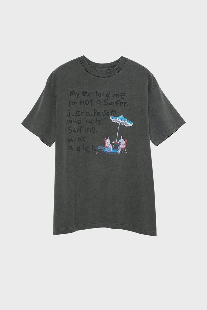 【スタニングルアー/STUNNING LURE】の【KURO iro】Silent Gaze Tシャツ インテリア・キッズ・メンズ・レディースファッション・服の通販 founy(ファニー) 　ファッション　Fashion　レディースファッション　Ladies' Fashion Online　トップス・カットソー　Tops/Tshirt　シャツ/ブラウス　Shirts/Blouses　ロング / Tシャツ　T-Shirts　カットソー　Cut and Sewn　ショート　Short　スリーブ　Sleeve　ヴィンテージ　Vintage　夏　Summer　NEW・新作・新着・新入荷　New Arrivals　チャコールグレー|ID: prp329100004592230 ipo3291000000032601844