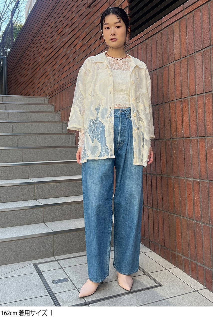 【スタニングルアー/STUNNING LURE】の【KURO iro】クロスワイドデニムパンツ 人気、トレンドファッション・服の通販 founy(ファニー) 　ファッション　Fashion　レディースファッション　Fashion for Women　パンツ　Pants & Trousers　デニムパンツ・ジーンズ・美脚デニム　Denim Jeans & Pants　デニム　Denim, Jeans Material　フェミニン　Feminine, Girly　マニッシュ　Mannish, Boyish　定番　Standard, Basic Item　other-6|ID: prp329100004592231 ipo3291000000032649116