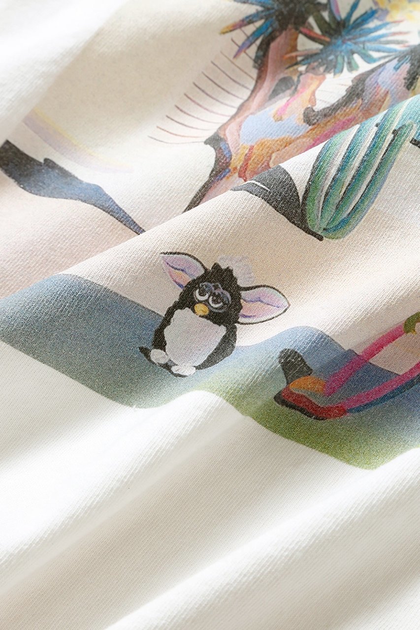 【スタニングルアー/STUNNING LURE】の【KURO iro】Mission Catch Furby Tシャツ 人気、トレンドファッション・服の通販 founy(ファニー) 　ファッション　Fashion　レディースファッション　Ladies' Fashion Online　トップス・カットソー　Tops/Tshirt　シャツ/ブラウス　Shirts/Blouses　ロング / Tシャツ　T-Shirts　カットソー　Cut and Sewn　スリーブ　Sleeve　ロング　Long　ヴィンテージ　Vintage　NEW・新作・新着・新入荷　New Arrivals　other-3|ID: prp329100004592234 ipo3291000000032601874
