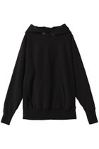 【エイトン/ATON】の【UNISEX】GARMENT DYED 裏毛フーディー ブラック|ID:prp329100004592236