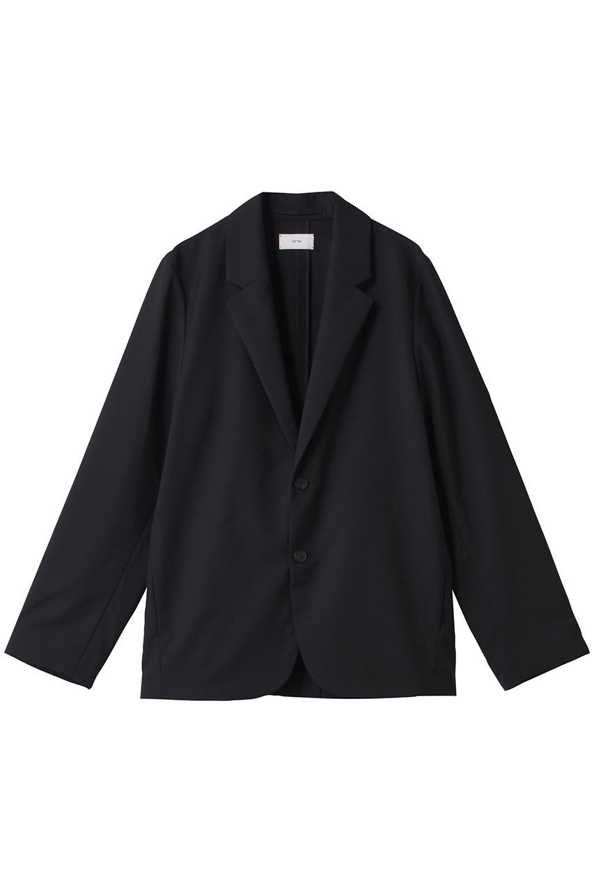 【エイトン/ATON】の【UNISEX】WOOL TORPICAL テーラード ジャケット インテリア・キッズ・メンズ・レディースファッション・服の通販 founy(ファニー) 　ファッション　Fashion　レディースファッション　Ladies' Fashion Online　アウター　Coat Outerwear　ジャケット　Jackets　テーラードジャケット　Tailored Jackets　2025年　2025　2025-2026秋冬・A/W　Aw/Autumn/Winter/Fw/Fall/2025-2026　ユニセックス　Unisex　カーディガン　Cardigan　ジャケット　Jacket　テーラード　Tailored　ボックス　Box　ポケット　Pocket　リラックス　Relax　A/W・秋冬　Aw・Autumn/Winter・Fw・Fall-Winter　ネイビー|ID: prp329100004592237 ipo3291000000032601890