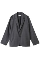 【エイトン/ATON】の【UNISEX】WOOL TORPICAL テーラード ジャケット トップグレー|ID:prp329100004592237