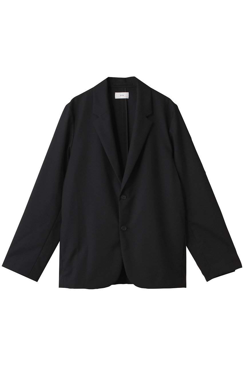 【エイトン/ATON】の【UNISEX】WOOL TORPICAL テーラード ジャケット インテリア・キッズ・メンズ・レディースファッション・服の通販 founy(ファニー) 　ファッション　Fashion　レディースファッション　Ladies' Fashion Online　アウター　Coat Outerwear　ジャケット　Jackets　テーラードジャケット　Tailored Jackets　2025年　2025　2025-2026秋冬・A/W　Aw/Autumn/Winter/Fw/Fall/2025-2026　ユニセックス　Unisex　カーディガン　Cardigan　ジャケット　Jacket　テーラード　Tailored　ボックス　Box　ポケット　Pocket　リラックス　Relax　A/W・秋冬　Aw・Autumn/Winter・Fw・Fall-Winter　ブラック|ID: prp329100004592237 ipo3291000000032601892