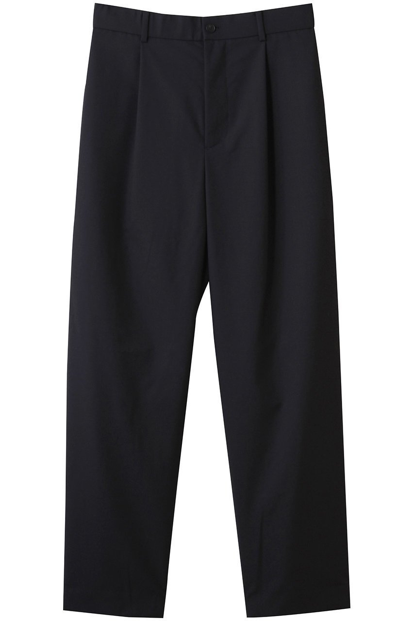 【エイトン/ATON / MEN】の【MEN】WOOL TORPICAL ルーズフィットパンツ インテリア・キッズ・メンズ・レディースファッション・服の通販 founy(ファニー) 　ファッション　Fashion　メンズファッション　Fashion for Men　ボトムス　Bottoms　ジャケット　Jacket, Outerwear　セットアップ　Set-Up, Coordinated Outfit　テーパード　Tapered, Tapered Pants　ループ　Loop, Loop Knit　ネイビー|ID: prp329100004592238 ipo3291000000036117550