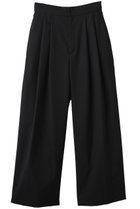 【エイトン/ATON】のWOOL TROPICAL ワイド イージー パンツ 人気、トレンドファッション・服の通販 founy(ファニー) ファッション Fashion レディースファッション Fashion for Women パンツ Pants & Trousers スーツ Suit, Formalwear メンズ Men's, Menswear リラックス Relax, Relaxed Fit ワイド Wide, Wide Fit thumbnail ブラック|ID: prp329100004592239 ipo3291000000035613540