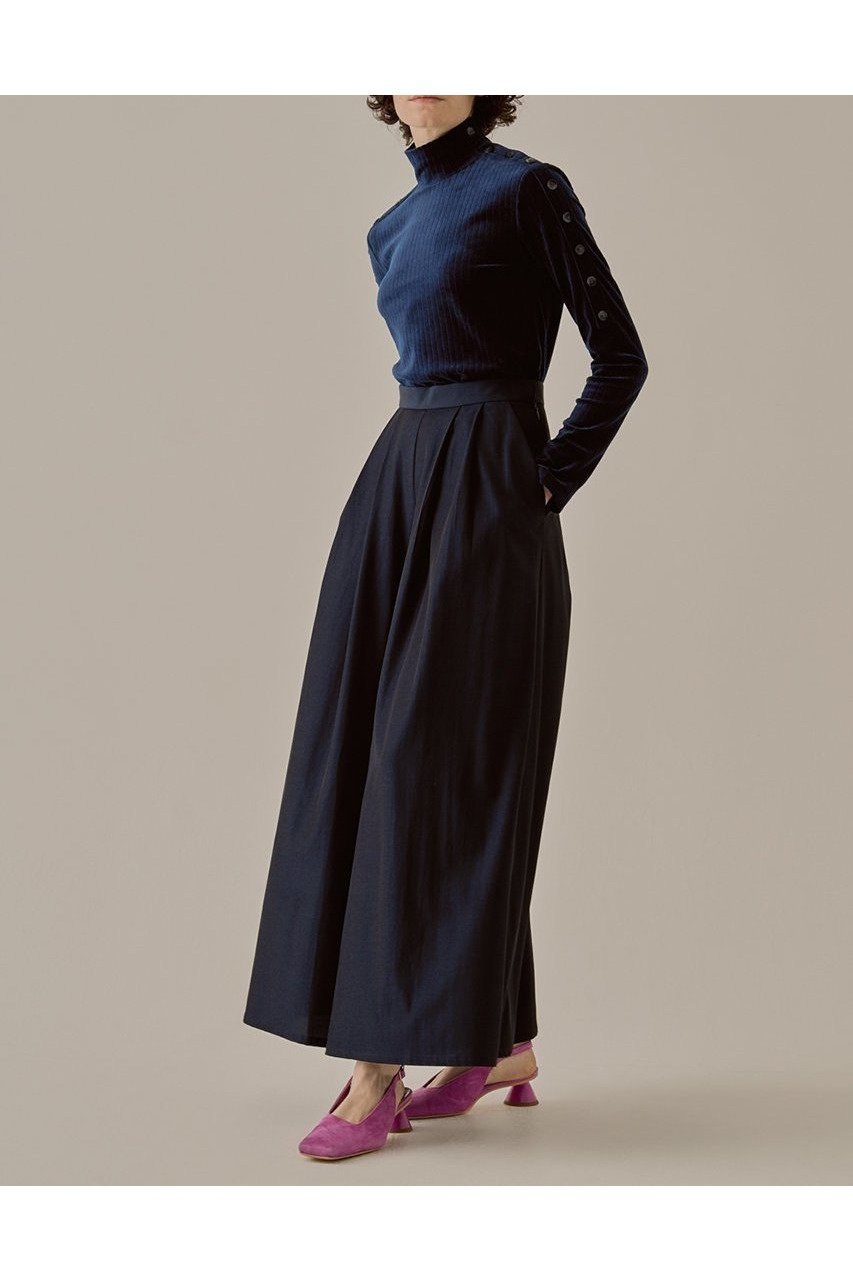 【アキラナカ/AKIRANAKA】のTeuna ジャージー プルオーバー 人気、トレンドファッション・服の通販 founy(ファニー) 　ファッション　Fashion　レディースファッション　Ladies' Fashion Online　トップス・カットソー　Tops/Tshirt　ニット　Knit Tops　プルオーバー　Pullover　2025年　2025　2025-2026秋冬・A/W　Aw/Autumn/Winter/Fw/Fall/2025-2026　なめらか　Smooth　クラシカル　Classical　ショルダー　Shoulder　ジャージ　Jersey　ジャージー　Jersey　スリーブ　Sleeve　ハイネック　High Neck　エレガント 上品　Elegant　A/W・秋冬　Aw・Autumn/Winter・Fw・Fall-Winter　other-8|ID: prp329100004592240 ipo3291000000032601924