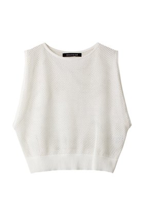 【ミズイロ インド/mizuiro ind】 mesh pattern vest ベスト人気、トレンドファッション・服の通販 founy(ファニー) ファッション Fashion レディースファッション Ladies' Fashion Online トップス・カットソー Tops/Tshirt ニット Knit Tops ベスト/ジレ Gilets/Vests プルオーバー Pullover カットソー Cut And Sew シアー Sheer スリーブ Sleeve ベスト Vest メッシュ Mesh 夏 Summer 春 Spring S/S・春夏 Ss・Spring/Summer |ID:prp329100004592248