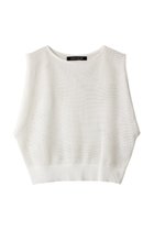 【ミズイロ インド/mizuiro ind】のmesh pattern vest ベスト off white|ID:prp329100004592248